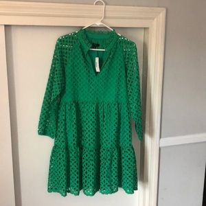 J. Crew Popover eyelet dress.